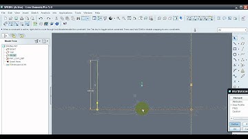 Video Tutorial on Modeling Helical Spring in Pro Engineer