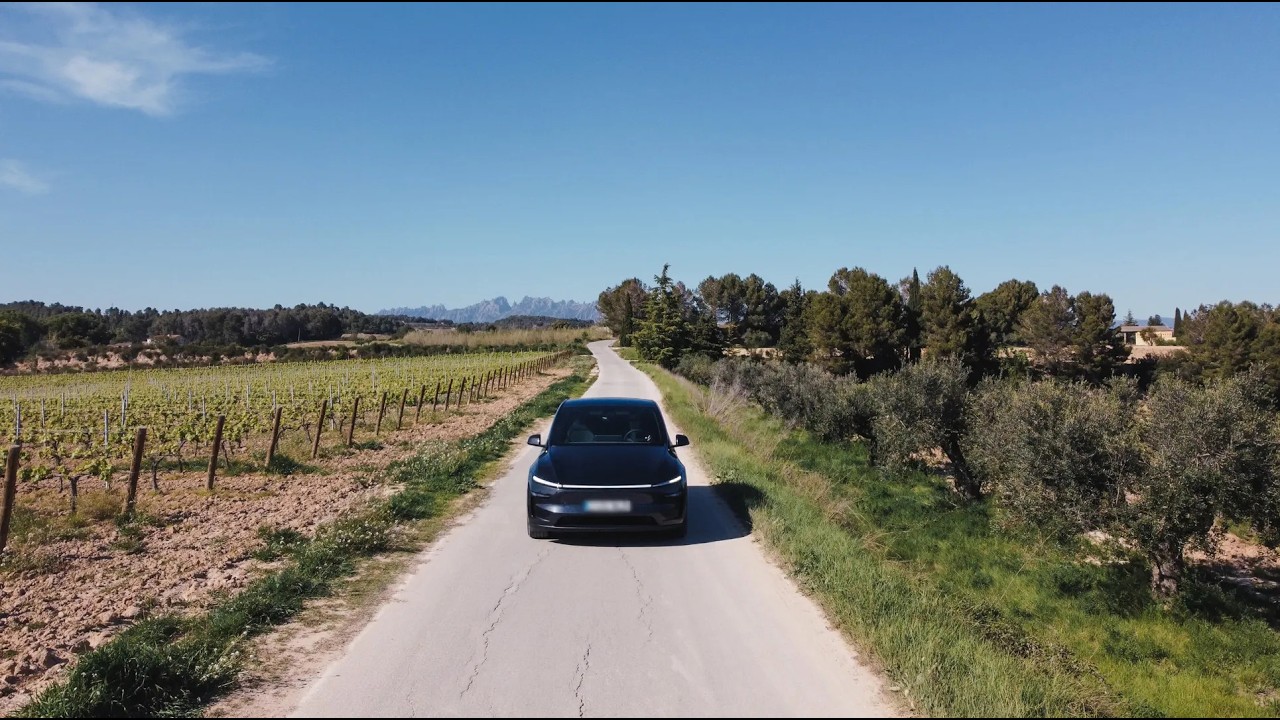 Private wine tour from Barcelona — Tesla in Penedès vineyards