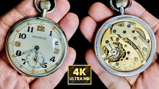 Overhauling an Antique WW2 Military issued Pocket Watch - JAEGER LeCOULTRE restoration