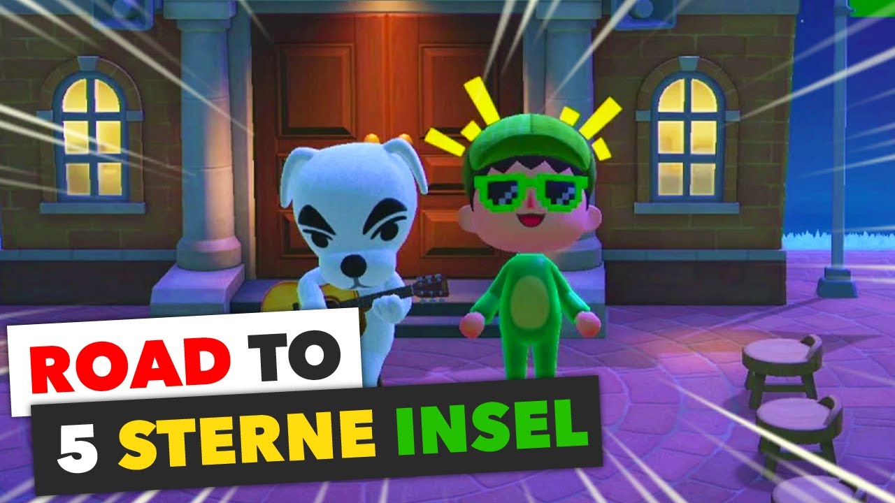 Animal Crossing New Horizons 5 Sterne Road to 5-Sterne-Insel | Animal Crossing: New Horizons - YouTube