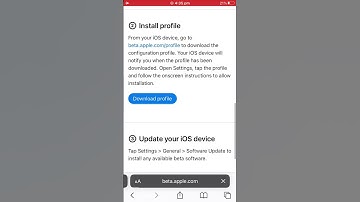 How to download a Apple Beta Profile
