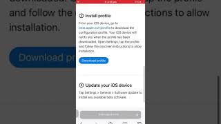 How to download a Apple Beta Profile screenshot 5