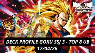 ANALISANDO O META : GOKU SSJ3 (FB - 09) DECK PROFILE + TECH TOP 8 UB!!