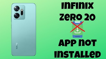 Infinix Zero 20 Enable App Installation || How to solve problem of app not installed