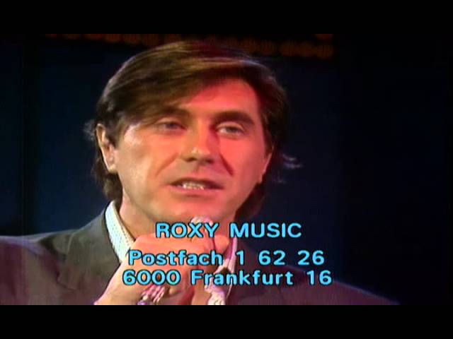 Oh yeah (There's a band playing on the radio) - Roxy Music
