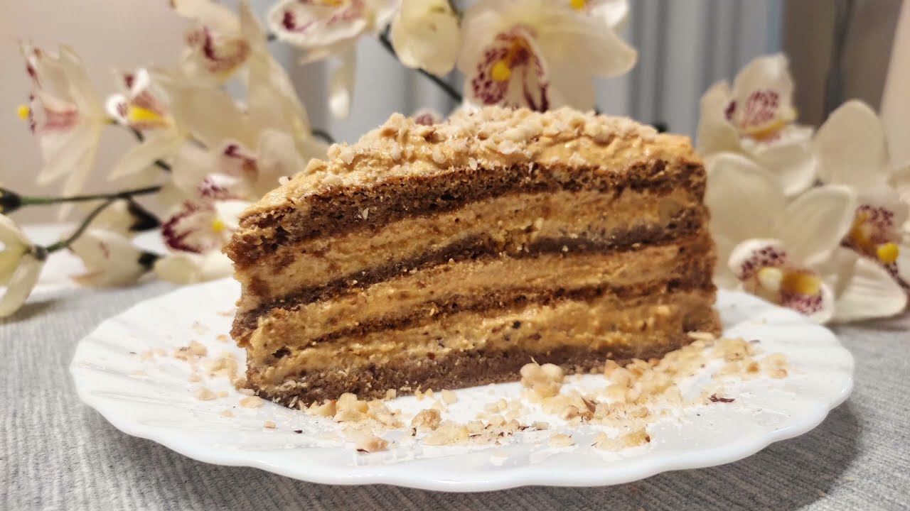 Torta sa lešnikom i karamel penom