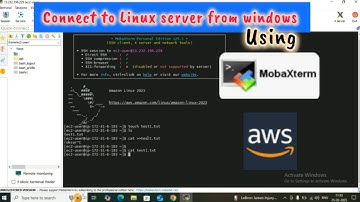 Connect to Linux server from windows using MobaXterm #youtube #video #viralvideo #tech