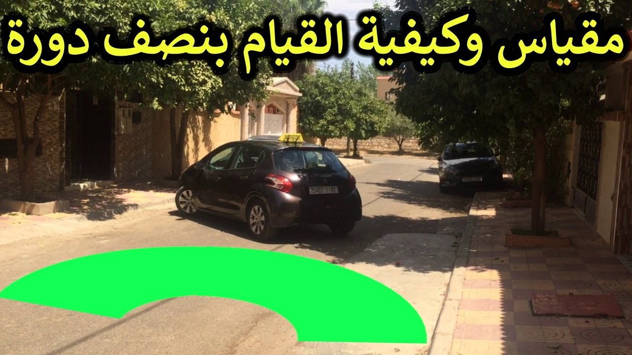 الدرس 47 : مقياس وكيفية القيام بنصف دورة