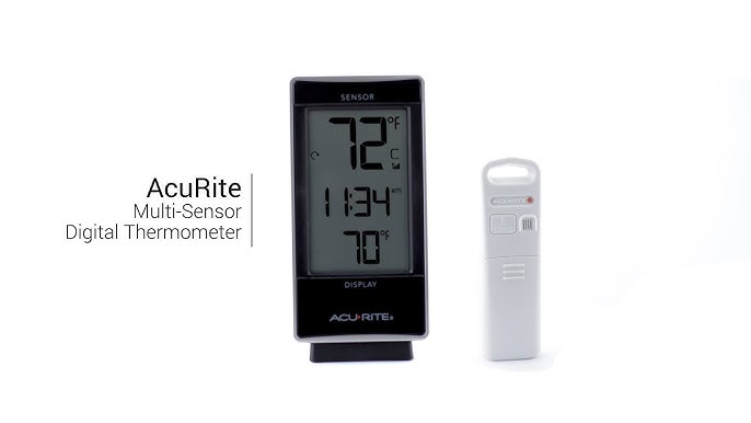 AcuRite Digital Thermometer with Indoor/Outdoor Temperature 02049