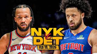 New York Knicks vs Detroit Pistons Full Game Highlights | Feb 19, 2026 | FreeDawkins