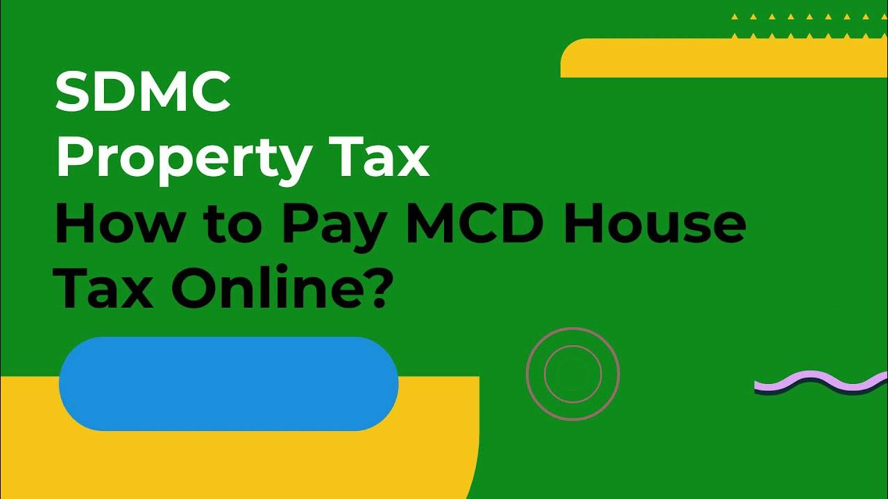 How To Pay MCD House Tax and SDMC Property Tax Simple Steps YouTube