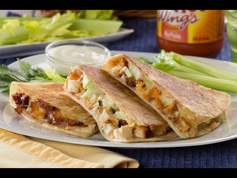 Buffalo Chicken Quesadillas