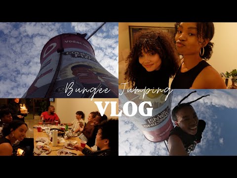VLOG: FIRST TIME BUNGEE JUMPING! | Soweto Towers | Black girl luxury