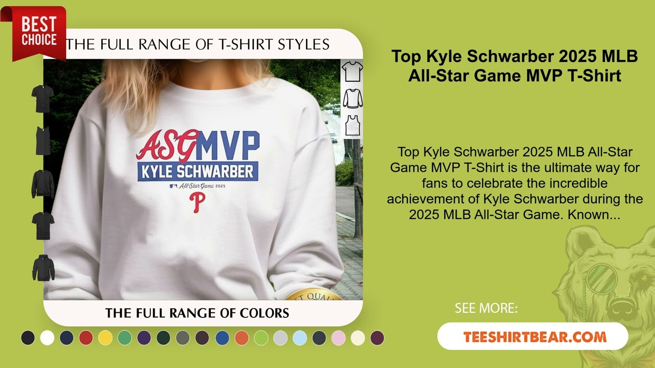 Top Kyle Schwarber 2025 MLB All-Star Game MVP T-Shirt