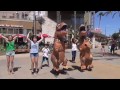 Ryan and Monica's Flash Mob Proposal with T-Rex in LA!