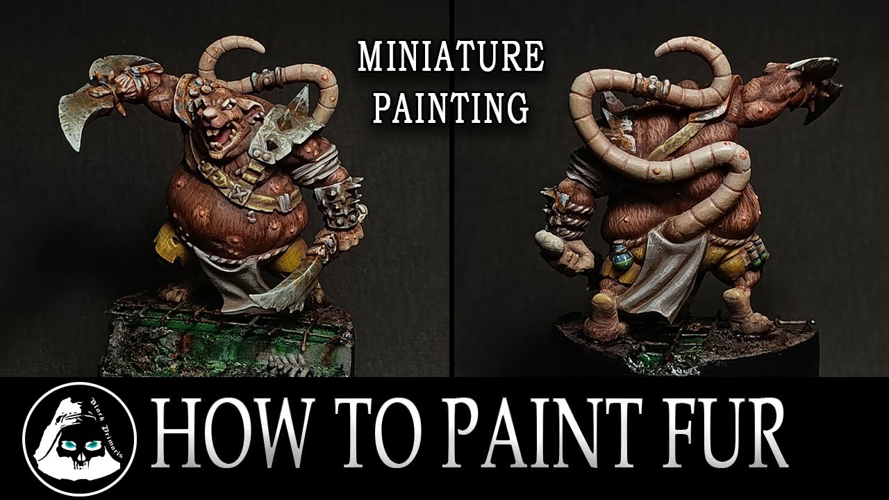 Miniature Fur Painting for Beginners - A Step by Step Tutorial