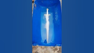 Etching a damascus steel , revealing the pattern | revealing the pattern damascus | @SARCUTLERY