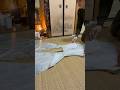 亀甲京風景文様の着物をリメイクしてカシュクールワンピースを作ってみたら大島紬の高級感が伝わる昭和レトロな服ができた