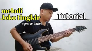 melodi joko tingkir ala cak momon ADELLA   tutorial (nada dasar Dm)