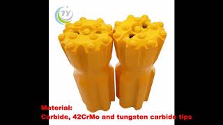 Retract thread button drilling bit t38-64