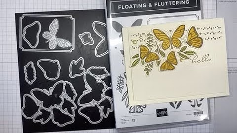 Stampin’ Up! Floating & Fluttering Hello Card Tutorial