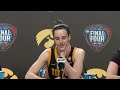Caitlin Clark and Kate Martin press conference after Iowa&#39;s loss to South Carolina in NCAA final