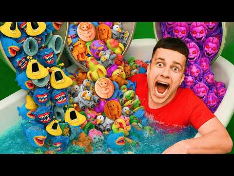 I THREW ALL THE MONSTER BATH BOMBS INTO THE TUB AT 3AM… IT WAS A MISTAKE
