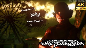 Need For Speed MOST WANTED Remastered || Blacklist Rival Challenge #13 [4K] 60FPS || GAMERZ CASTLE