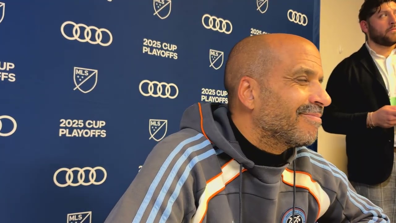 Pascal Jansen reacts to NYCFC’s 1-0 playoff win over Philadelphia Union