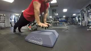 Sanddunestepper upper body workout
