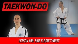 Side Elbow Thrust - Taekwon-Do Lesson #56