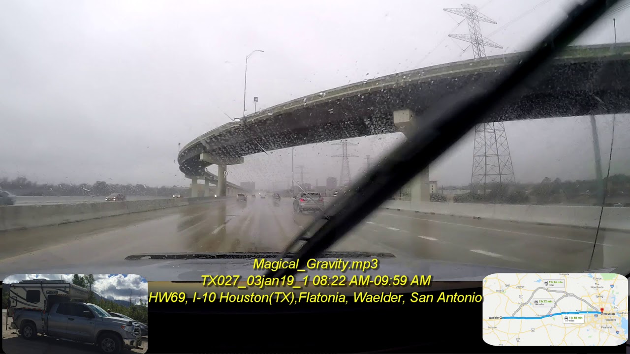 TX027_03jan19_1sm HW69, I10 Houston(TX),Flatonia, Waelder, San Antonio