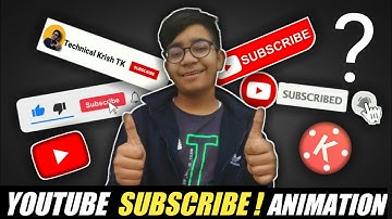 How To Make Subscribe And Bell Icon Intro (android/iOS) | Subscribe Button On YouTube Video (2021)