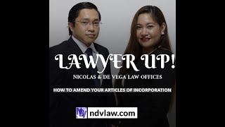 HOW TO AMEND THE ARTICLES OF INCORPORATION OF A CORPORATION IN THE PHILIPPINES
