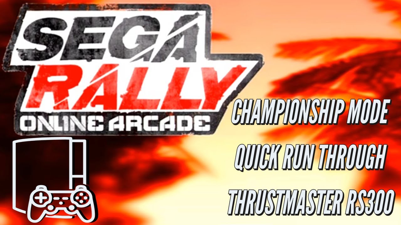 SEGA RALLY ONLINE ARCADE PS3 (CHAMPIONSHIP QUICK RUN)