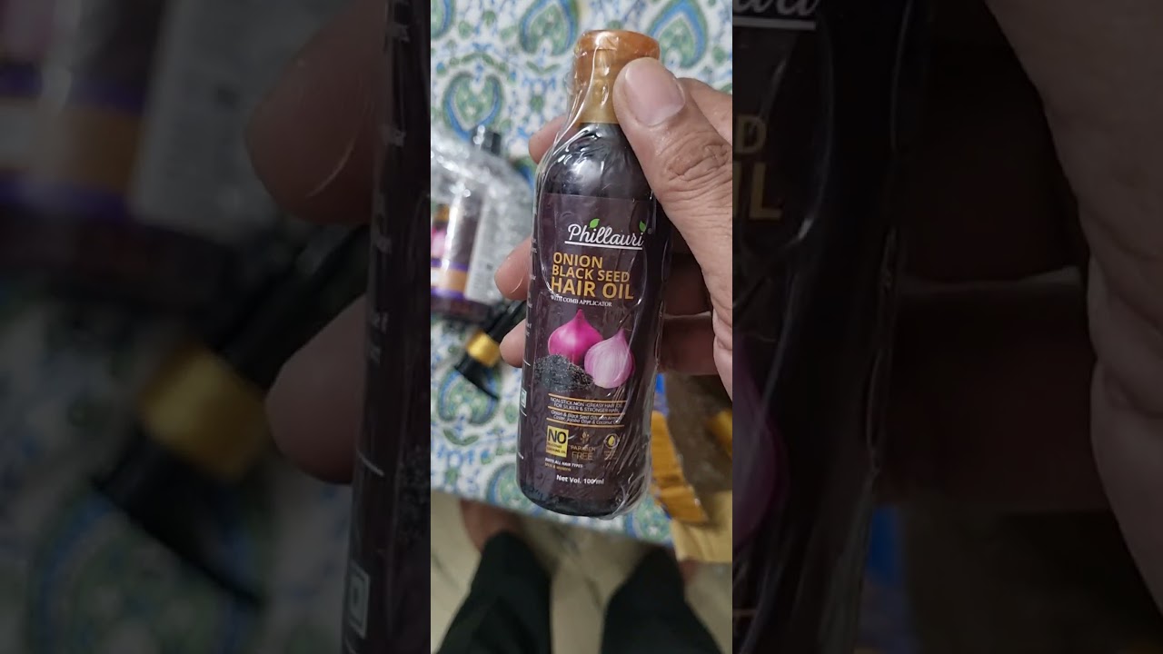 Phillauri Red Onion Black Seed Oil Ultimate Hair Care Kit #naturalhaircare #RedOnionBlackSeedOil