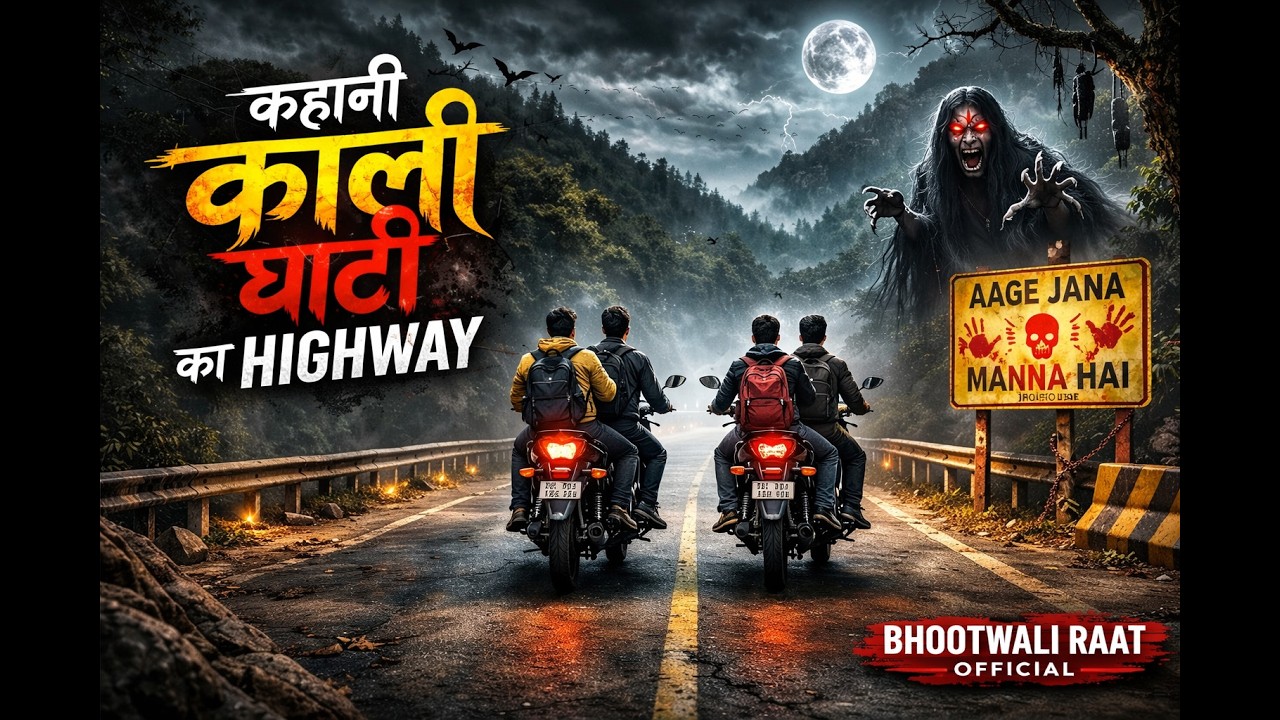 🌑😈 काली घाटी की सच्ची डरावनी कहानी | Real Horror Story 👻 | Bhootwali Raat Official