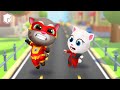 Talking Tom Hero Dash New Update vs Tom Gold Run | Hero Angela vs Hero Tom | Android &amp; IOS Gameplay