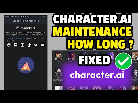 How To Fix Character Ai Not Working ? Why Is Character Ai Not Working ? Maintenance How Long ?