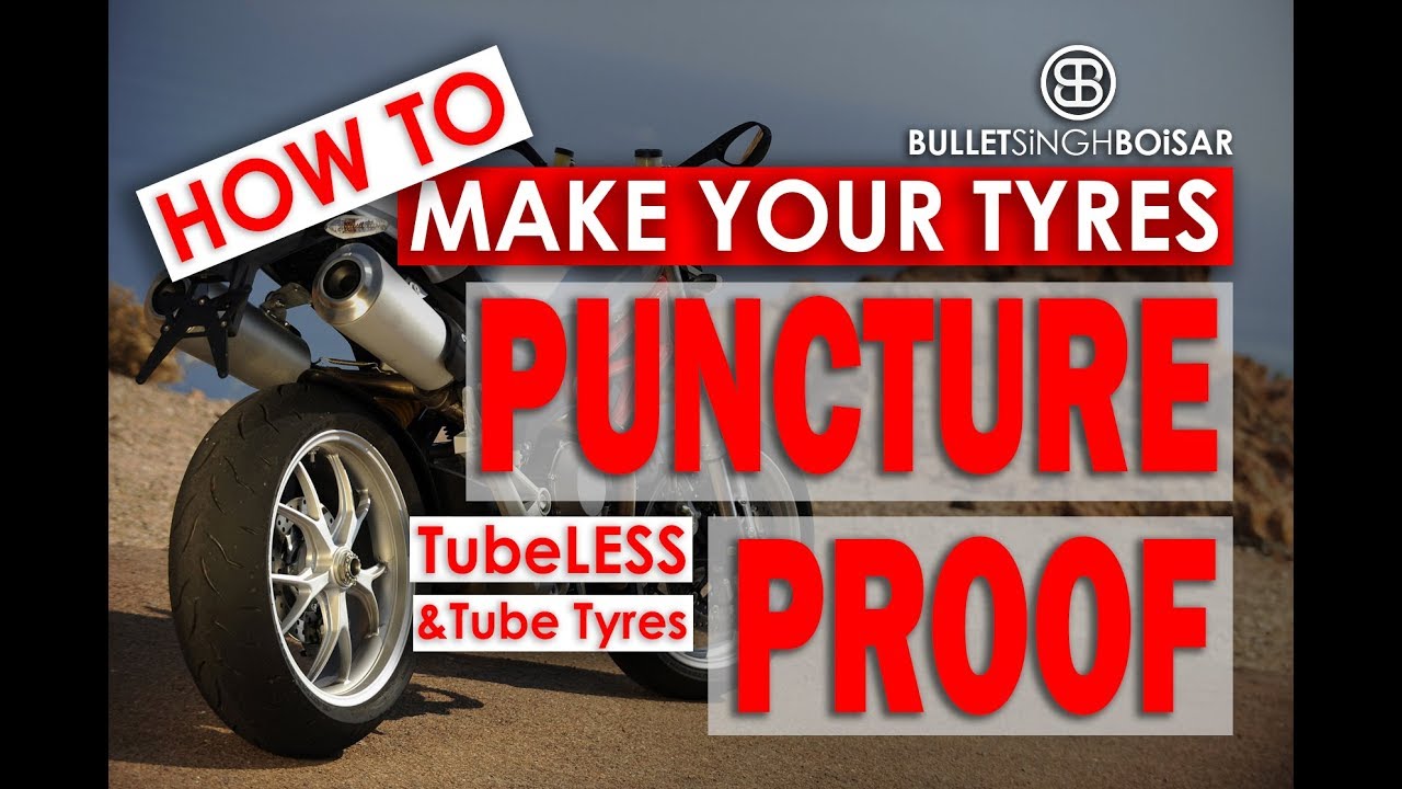 two wheeler tyre puncture