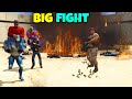 Rope Hero Vs Villain Big Fight In Gta 5 | Rope Hero Vice Town