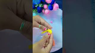 Diy clay making a cute ice cream🍦 with crafting #diy #clay #craft #trend #travel #share #shorts #new