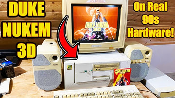 I Time Traveled to 1996: Installing & Playing Duke Nukem 3D on My Real Pentium 100MHz PC!