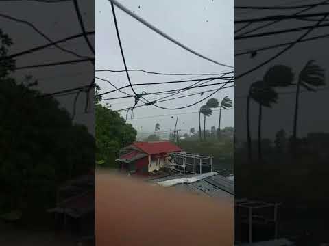 Huracán Irma puerto
