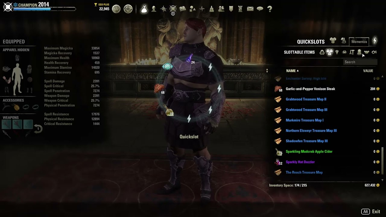 ESO Quickslots Guide