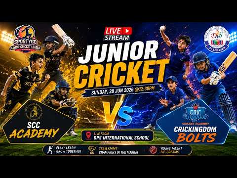 SportyGo U-11 Junior League Season 4 | SCC Academy 🆚 Crickingdom Bolts