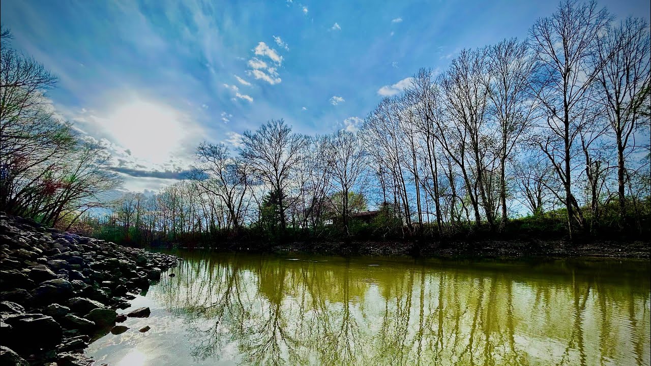 Early Spring CRAPPIE FISHING below a Spillway 