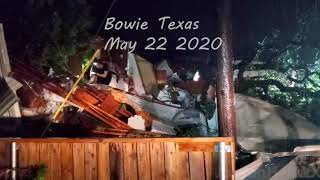 EXTREME Nocturnal Tornado Intercept in North Texas  (Bowie, Texas)