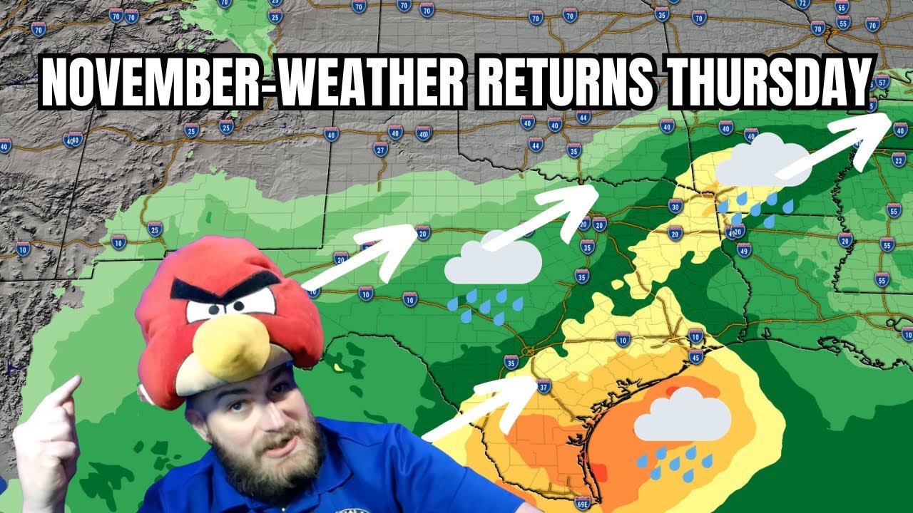 One More Hot Day In Texas Before The Rain And Cooler Air Arrive! - YouTube