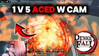 1 v 5 Aced Sun Breathing | Demonfall